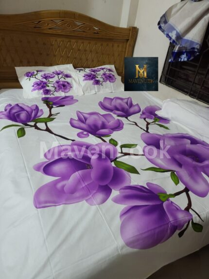 Magnolia Classic Lavender Bed Sheet