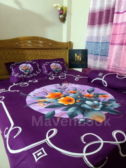 Orchid Dream Purple Bed Sheet
